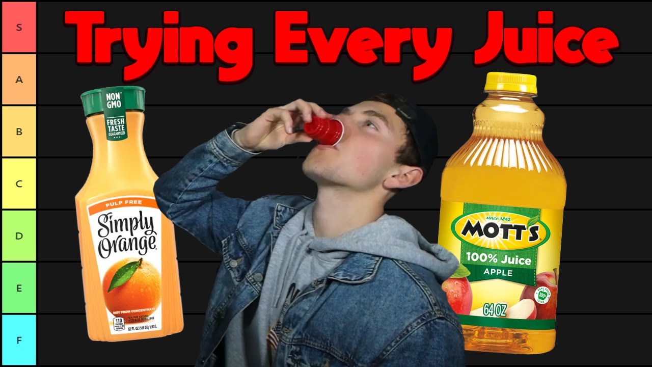 ultimate fruit juice tier list YouTube