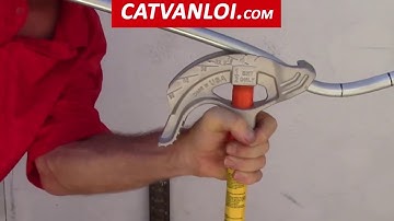 Hướng dẫn bẻ ống thép luồn dây điện góc vuông, chữ Z &Omega