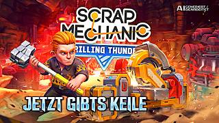 Wedges are here! Building a SAW BOT! | Scrap Mechanic 1.0 Drilling Thunder