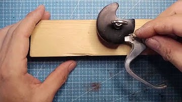 easy-Diy  Crossbow Trigger Mechanism/trigger safety/Single axle rolling nut trigger system/PVC