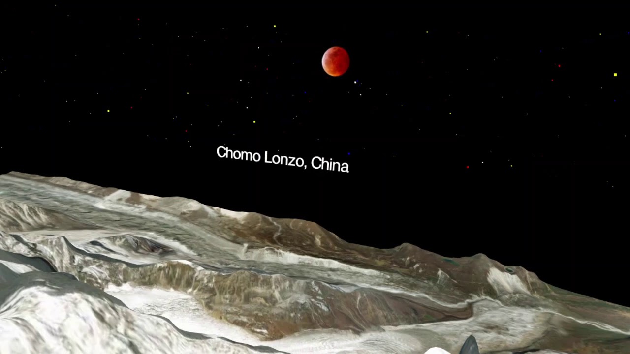 Chomo Lonzo Aerial Flyover (珠穆隆索峰)