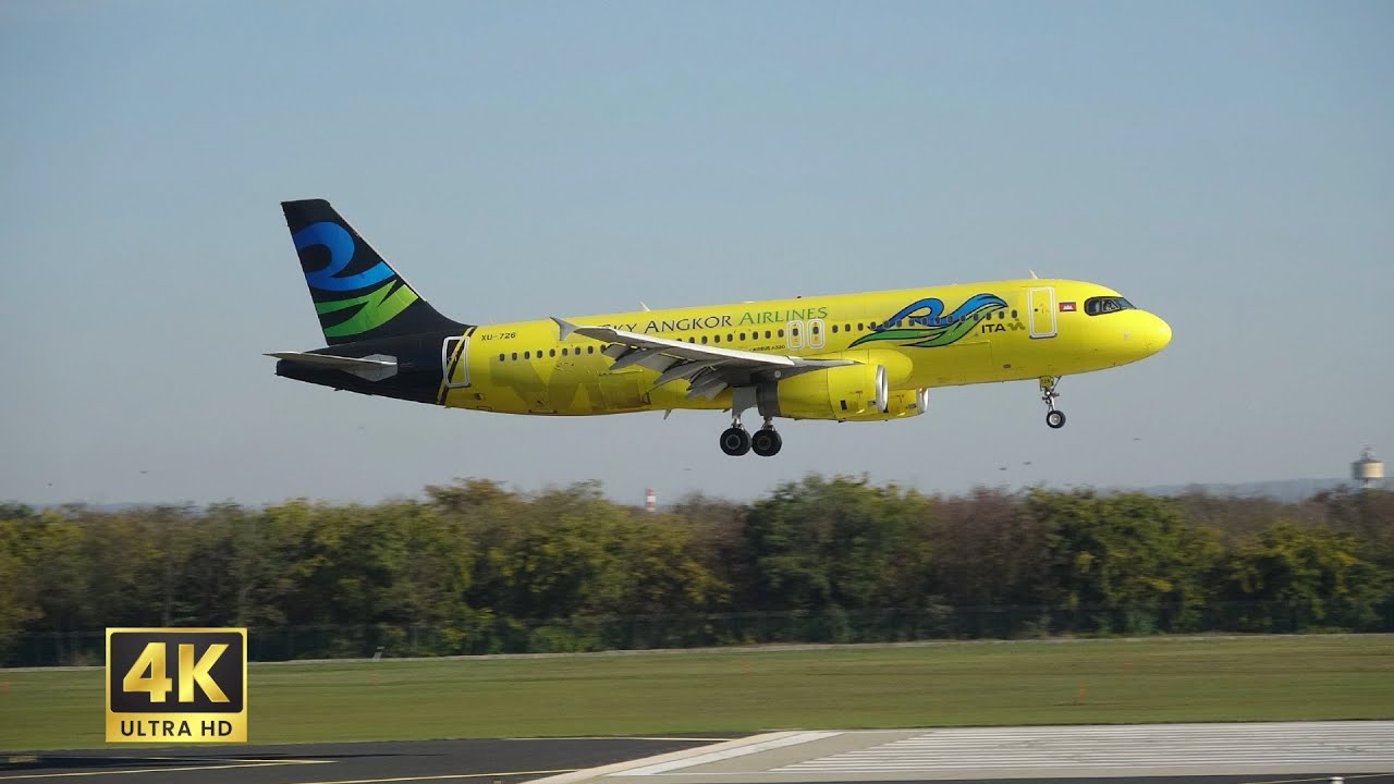 Budapest repülőtéri spotting összeállítás / Budapest Airport plane spotting compilation 2024 Ősz(4K)