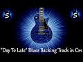Day To Late | Blues Guitar Backing Track in C Minor | Emotional Jam Track SJT242