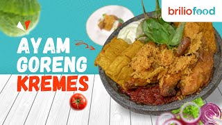 Resep Lengkap Cara Membuat pecel Ayam kremes/Ayam tepung!!Buat ide usaha warung lalapan. 