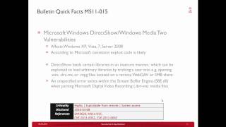 Patch Tuesday - March 2011