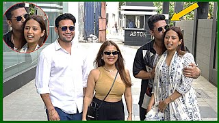 Ravi Dubey, Sargun Mehta with Neha Kakkar Spotted At Andheri