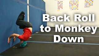 Back Roll To Monkey Down Tutorial (How to Parkour & Freerunning)