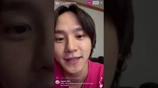 Kwon Youngdon Instagram Live (23/08/20)