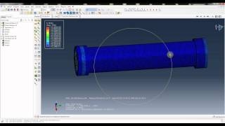 Abaqus sleeve and bolt under temperature interaction tutorial