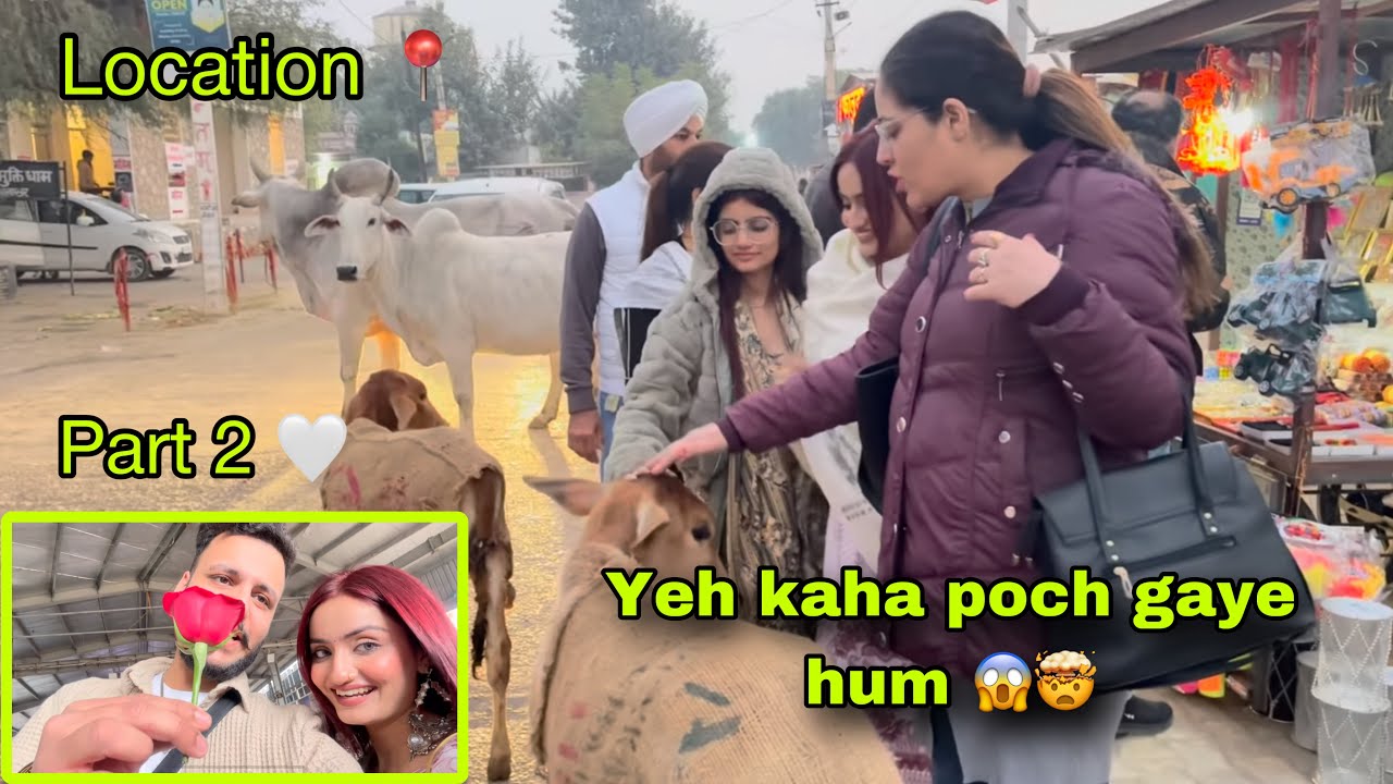 Yeh kaha poch gaye hum 😱🤯 || Revealing the location 📍 || Rashika & garv