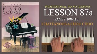 Alfred Basic Adult Piano Course Lesson Book Level 1 | Pages 108-110 Chattanooga Choo Choo