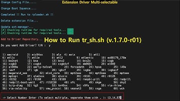 Tinycore Redpill Support Tool(v.1.7.0-r01)