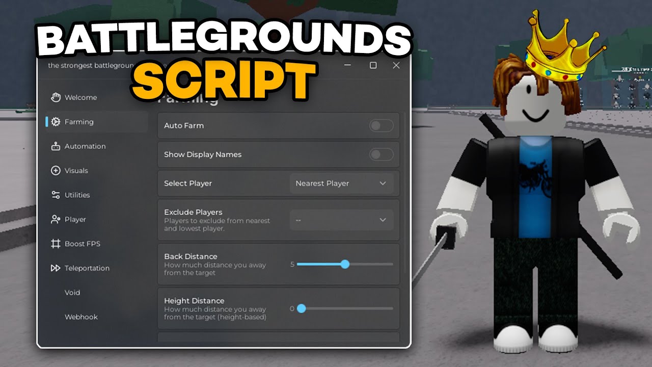[FREE] The Strongest Battlegrounds (TSB) Script | Auto Kill, Auto Farm, Aimbot | PC & MOBILE