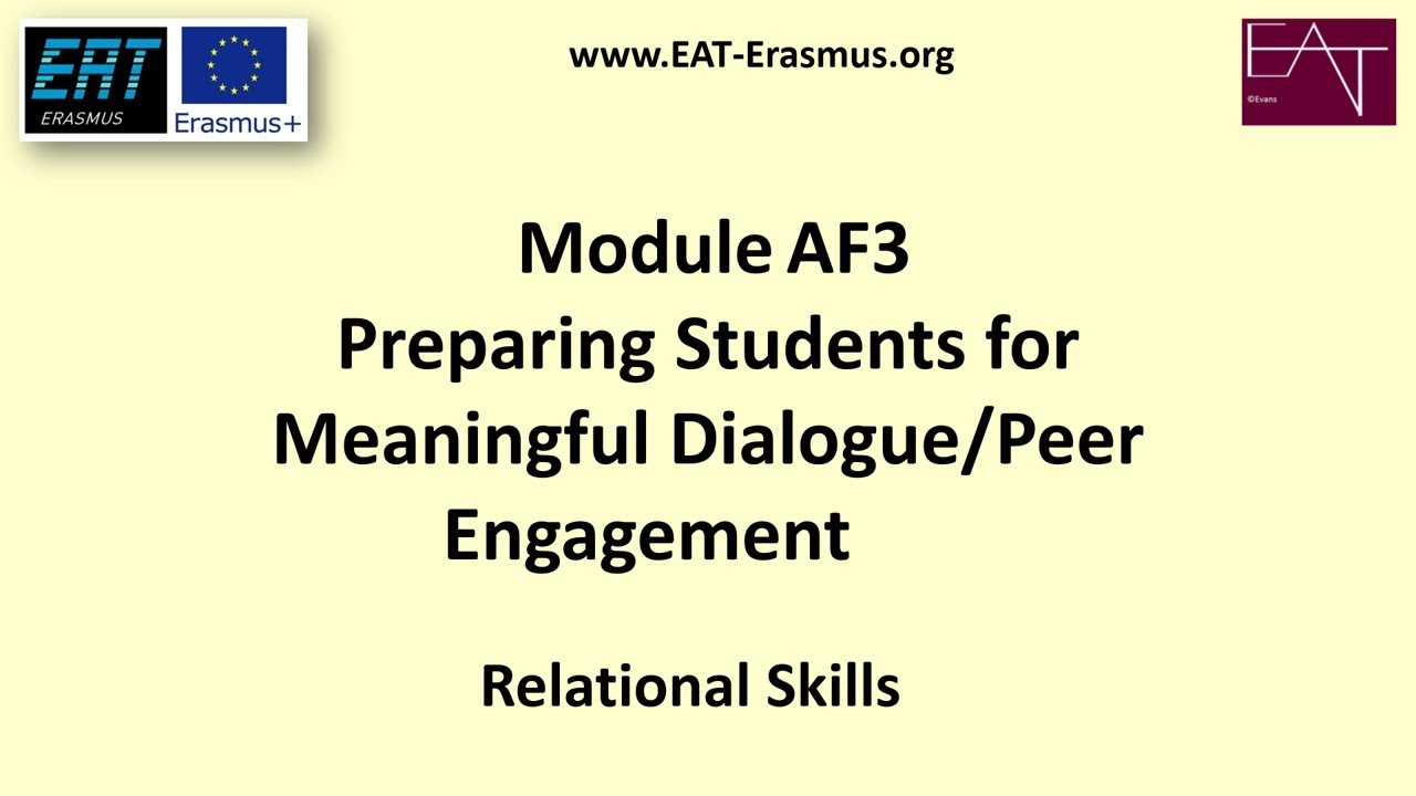 AF3-2 - Relational Skills - YouTube
