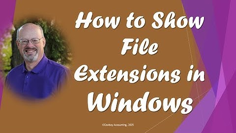 How to See File Extensions in Windows 11