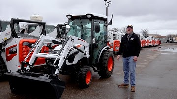 Bobcat CT2535 Compact Tractor - 35hp, standard rear PTO and optional mid-PTO, heated and AC cab