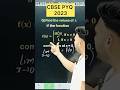 Differentiation PYQ CBSE 2024 ( Part 1 ) Continuity Differentiability Chapter 5 Class 12 Board 2025