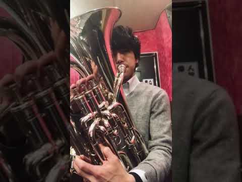 水平線/back number をユーフォニアムで練習中！