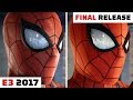 Marvel's Spider-Man (PS4) - E3 2017 vs. Final Release
