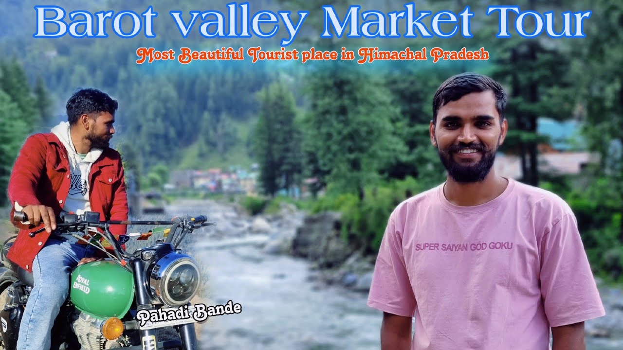 Barot valley Market tour by Bike || Most beautiful Tourist place in Himachal Pradesh