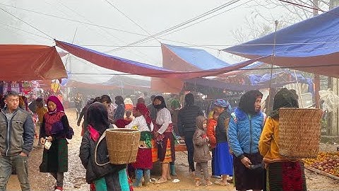 Mộc Mạc Chợ Phiên MA LÉ HÀ GIANG Bán Rất Nhiều Mặt Hàng Độc Lạ | Miền núi tây bắc