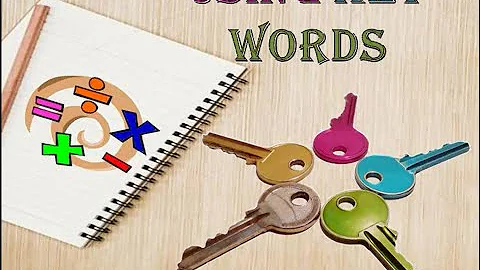 Word problems..Lesson 2 /Using key words