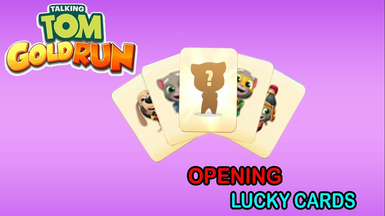 TALKING TOM GOLD RUN LUCKY CARDS Part 10 YouTube