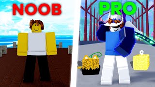 I Pretend to be a POOR NOOB and THIS HAPPENED in Blox Fruits.. (Roblox) 