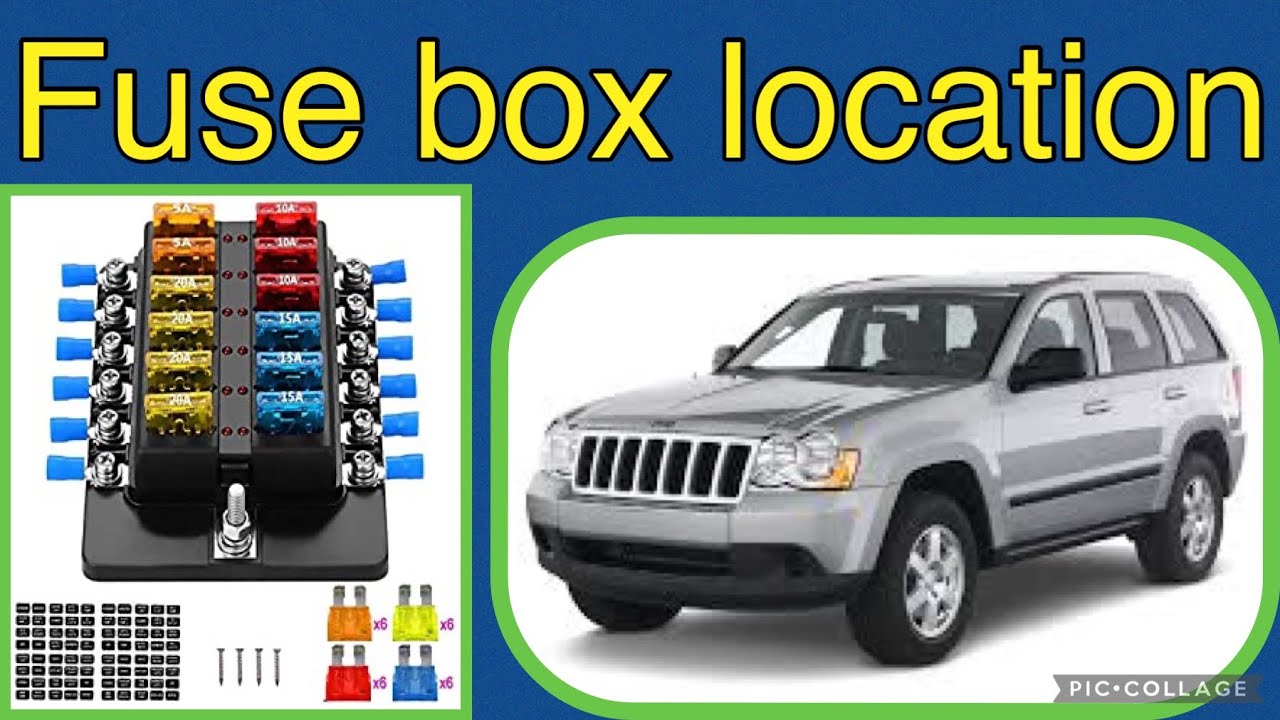 The fuse box location on a 2009 Jeep Grand Cherokee YouTube