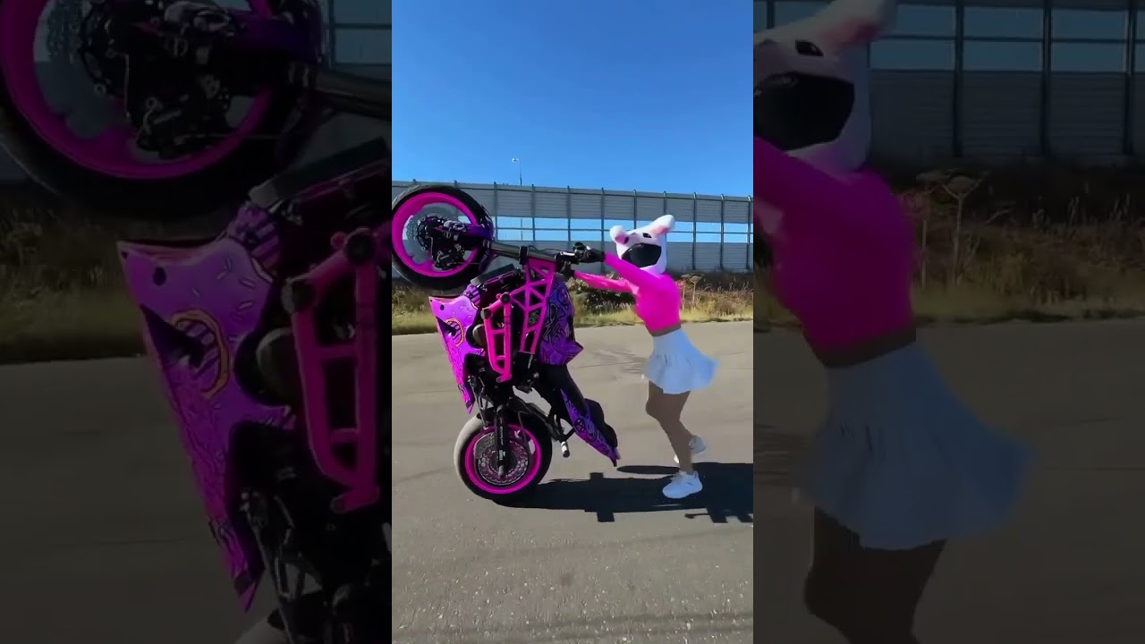 Ride Pink Motorcycle (Pink is My fav)