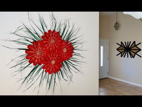 DIY: Four Flower Bouquet Wall Hanging Decor {MadeByFate} #289