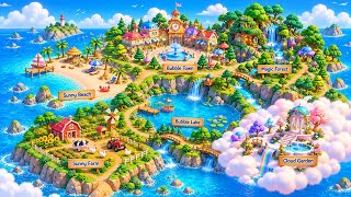 Explore Bubble World! | Map Song for Kids