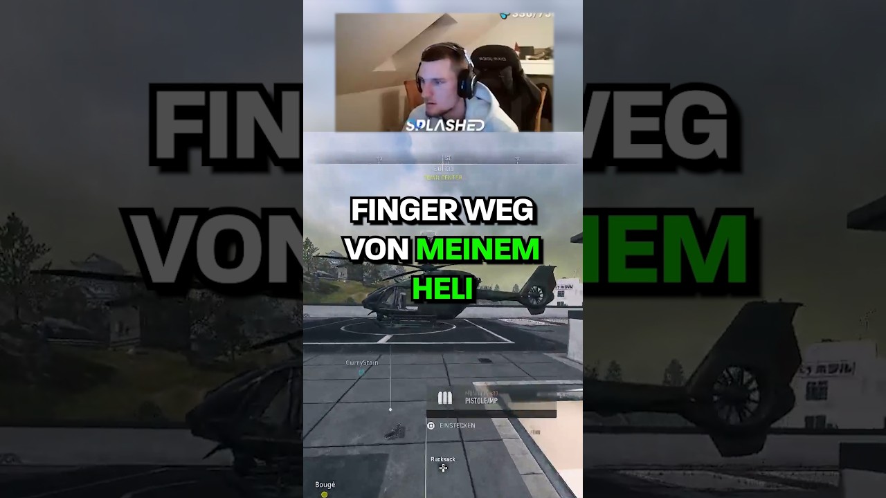 FINGER WEG VOM HELI 👆🚁 #shorts #warzone #gaming #wz #callofduty