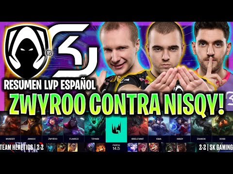 FLAKKED Y ZWYROO VAN CON TODO CONTRA NISQY! | TH vs SK RESUMEN LEC PRIMAVERA 2024 LVP ESPAÑOL