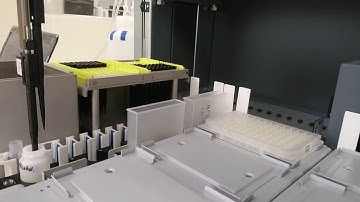 Tecan EVO. 10ul multiple dispensing organic solution (50% EtOH) via 350ul nested tip