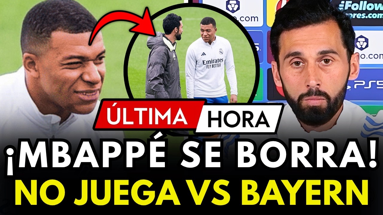 🚨 MBAPPÉ BAJA DE ÚLTIMA HORA ANTE EL BAYERN TRAS RECAER DE SU LESIÓN DE RODILLA