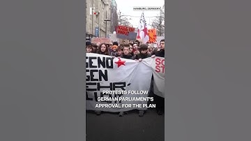 German Students Protest Govt’s Military Recruitment Expansion Plan | Subscribe to Firstpost