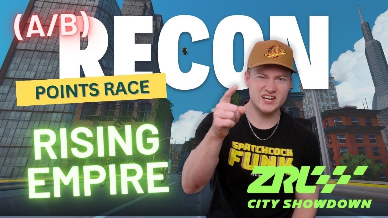 Rising Empire (A/B) || Zwift Racing League || Гонка по очкам