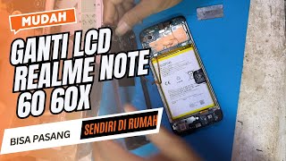Cara bongkar ganti lcd Realme note 60 RMX3933