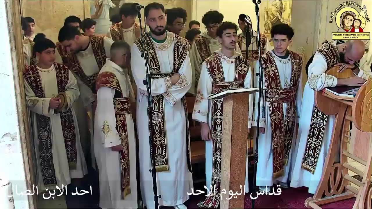 كنيسة العذراء سيدة الاقباط باريس      قداس اليوم الاحد         احد الابن الضال من الصوم الكبير