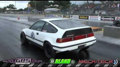 IPGparts.com All Motor CRX 9.84 @ 141mph Qualifying Pass