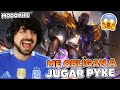 MI CHAT me OBLIGÓ a JUGAR PYKE por PRIMERA VEZ y PASO ESTO