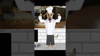 Eating Food Off The Floor Is Fun! Cactus Jack Dog Chef | Jas Patrick Voice Actor #shorts #dogfood