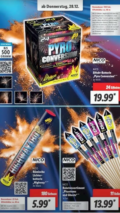 Lidl Feuerwerk Prospekt 2023/24 Lidl vuurwerkfolder 2023/24 lidl 