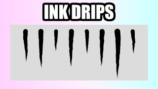 Simulating Ink Drips with P5js