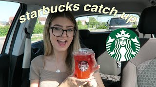 DRIVE WITH ME TO STARBUCKS! | catch up!