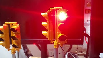 1950s Style Mini Traffic Lights