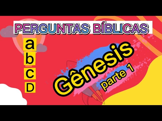 GÊNESIS  PERGUNTAS BÍBLICAS INFANTIL [Quiz Bíblico] 