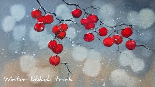 The Secret to Dreamy Winter Bokeh in Watercolor  / Step-by-step  screenshot 3