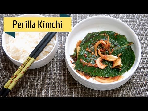 How to make Perilla Leaf Kimchi   
